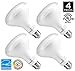 Hyperikon BR30 LED Bulb Dimmable, 12W (75W Equivalent), 2700K (Warm White), Wide Flood Light Bulb, Medium Base (E26), UL & ENERGY STAR - Great for Kitchen, Living Room, Hallways (4 Pack)