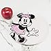 Zak Designs MMOP-0353 Disney 10-inch Plastic Dinner Plate, Minnie Mouse
