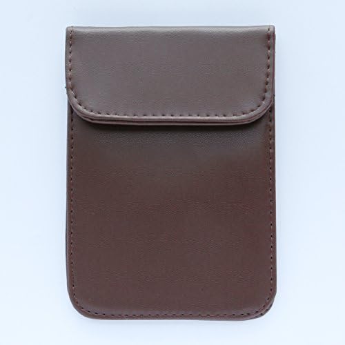 Anti-Radiation Phone Pouches Signal Blocking Bag RFID Blocking Sleeves Coin Purse (Brown)