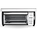 BLACK+DECKER TROS1000D SpaceMaker Under-Counter Toaster Oven, Black/Silver