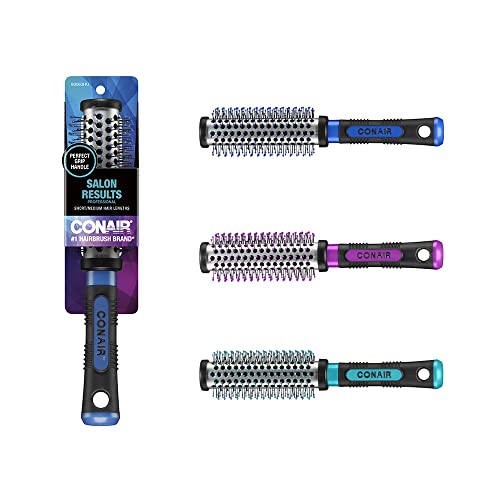 Conair Salon Results Metal Round Brush for BlowDrying, Hairbrush for