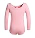 DANSHOW Girls Team Basic Long Sleeve Leotard with Skirt Kid Dance Ballet Tutu Dress(KD3028-S-08)
