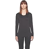 Terramar Womens Thermasilk Pointelle Scoop