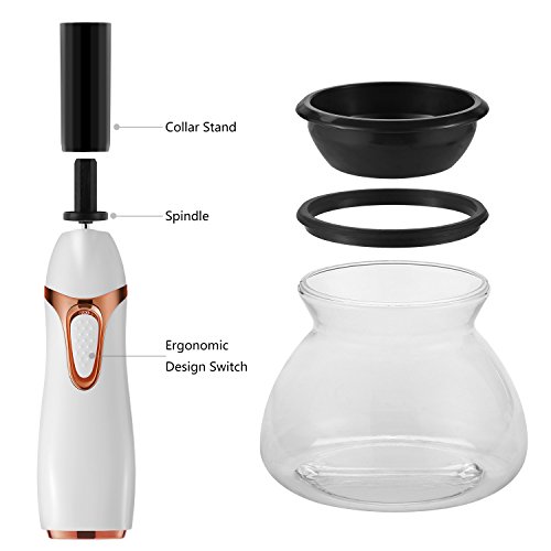 Mevolic Makeup Brush Cleaner and Dryer Machine, Completely Clean in Seconds and Dry in 360 Rotation with 8 Rubber Holders, Suit for All size Makeup Brushes Beauty & Personal Care, Tools & Accessories, Makeup Brushes & Tools, Brush Cleaners