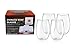 Deluxe 4-Pcs Set Of 16 Oz. Tritan Stemless Unbreakable Wine Glasses By MARASY, Crystal Clear Shatterproof Drinking Cups, BPA, EA-Free - Dishwasher Safe, Ideal For Parties, BBQs - Camping