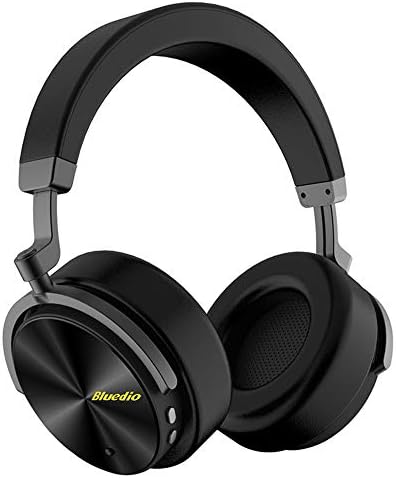 Gaowi T5 Active Noise Cancelling Wireless Bluetooth Headphones Portable Headset With Microphone For Phones And Music,Black [Energy Class A]