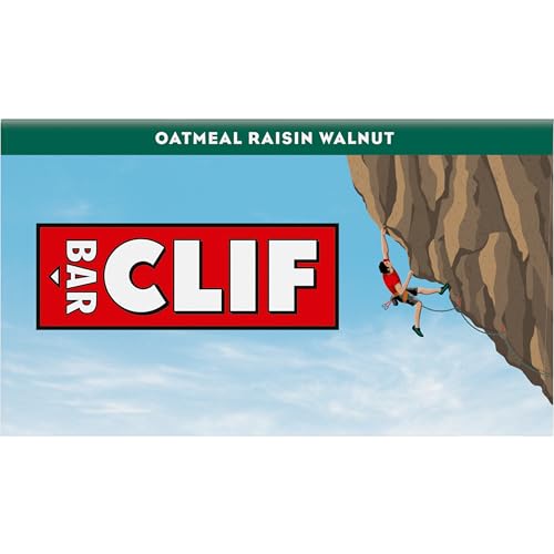 CLIF BAR – OATMEAL RAISIN WALNUT – MADE WITH ORGANIC OATS – ENERGY BARS – NON-GMO – PLANT BASED PROTEIN BARS (10 PACK)