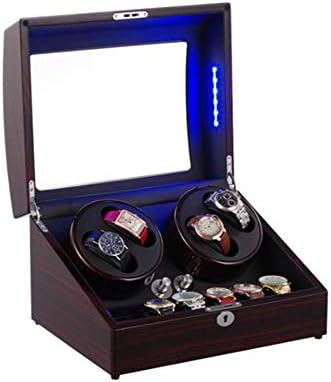 Vibrating screen 4+6LED Light Automatic Winding Box Shaking Table Device Watch Rewinding Machine Five-speed Table Shaker