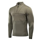 Delta Level 2 Mens Top Thermal Underwear for Men Fleece Lined Compression Shirt