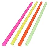 50 Large Diameter 12 inch Extra Long Smoothie Straws Milkshake Almost 1/2 inch Diameter (50, 12 inches)