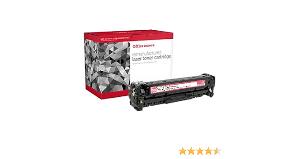 Amazon.com: Office Depot Remanufacturado cartucho de tóner de repuesto para  HP 304 A, CC533 A (Magenta): Office Products