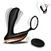 Male Prostate Massager with Penis Ring for Incredibly Powerful Orgasms, PALOQUETH Vibrating Anal Toys: 7 Variable Vibration Patterns with Wireless Remote for Hands Free Fun, Rechargeable