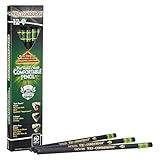 Dixon Tri-Conderoga Triangular #2 Pencils, Wood-Cased, Black, Pack of 12 (22500)