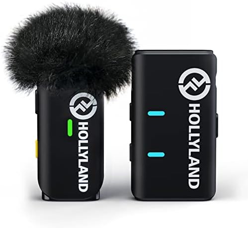 USB C Wireless Lavalier Microphone - Noise Cancelling Lapel Mic For Android, IPhone, PC