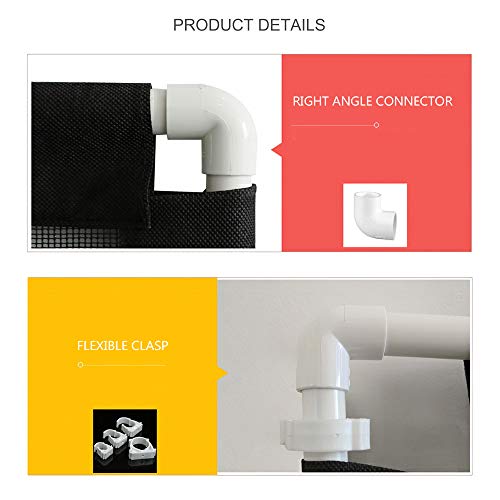 Decdeal-Hunde-Trschutzgitter-Treppenschutzgitter-Barrier-Sicherheit-Netz-fr-Babys-Hunde-Katzen