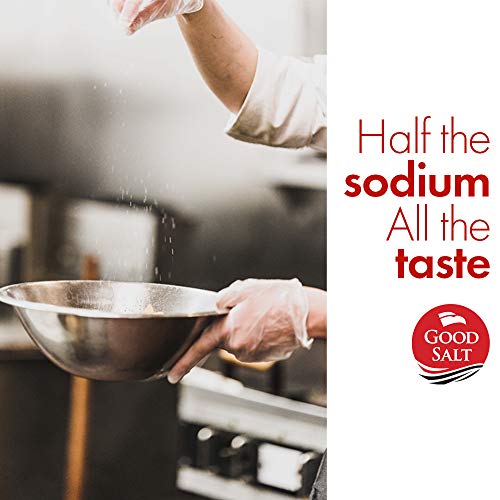 GoodSalt: The Better Salt, Tasty Low Sodium Iodized Mineral Salt, Less Sodium Healthy Salt Substitute, 12 Ounce - Thumbnail 4