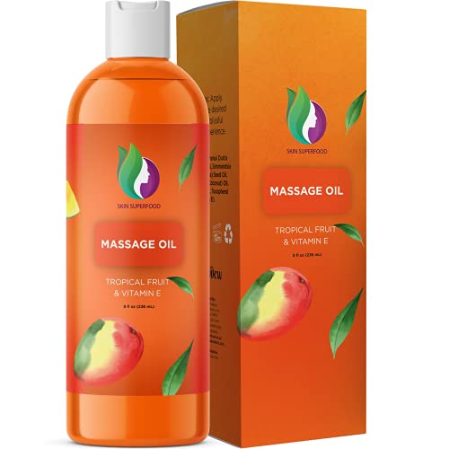 Aromatherapy Sensual Massage Oil for Couples Tropical Flavored
