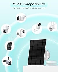 ZUMIMALL Type C Solar Panel for Wireless