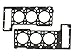 Evergreen FSHB8-30101 Full Gasket Set Head Bolt