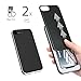 iPhone 8 / iPhone 7 Case, DesignSkin [Slider] [Sliding Card Holder Slot] Extreme Heavy Duty 3-Layer Bumper Protection Wallet Cover with Card Holder Case Cover for iPhone 7/8 - Titanium Black