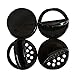 reCAP Mason Jars Lid Mini Shaker Caps, Miniature Mouth | Black | 4 Pack | BPA-Free, USA Made Ball Miniature Mason Jar Lids, Made with Safe, No-Break Materials