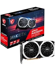 MSI Gaming AMD Radeon RX 6600 128-bit 8GB GDDR6 DP/HDMI Dual Torx Fans FreeSync DirectX 12 VR Ready Graphics Card (RX 6600 MECH 2X 8G)