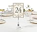 Lillian Rose Gold Wedding Reception Table Number Cards, 4 x 5.25