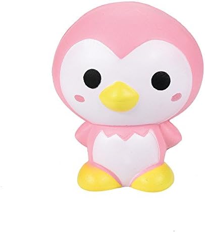 Squishy Toys Jumbo，Wugeshangmao Cute Squishies Slow Rising Toys,Penguin Cartoon Mochi Squeeze Toys, Stress Relief Toy For Collection Gift Key Chains Home Decor Soft Creamy Scented Toys For Kids Adults