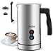 Milk Frother, Betitay Electric Hot Milk Heater for Cappuccino, Stainless Steel Steamer Strix Controller System Milk Warmer and Coffee Foam Maker with Non-stick Coating