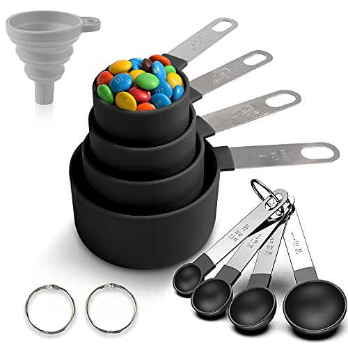 Measuring Cups and Spoons Set,Stackable Accurate Measure Cup and