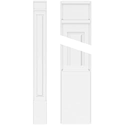 TruCraft Raised Panel Pilaster w/Decorative Capital