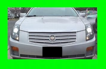 Amazon Com 312 Motoring Fits 2003 2007 Cadillac Cts Chrome Grill Grille Kit 2004 2005 2006 03 04 05 06 07 Sport Automotive