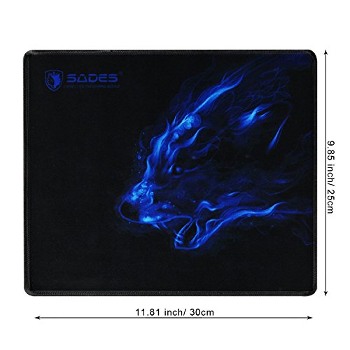 Sades SAP1 Gaming Mouse Pad Mouse Mat With Special Smooth Surface Large Size Black