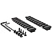 GVN Keymod Picatinny Rail Section 4 Inch/9 Slot Picatinny/Weaver Rail (2 Pieces Matte black)