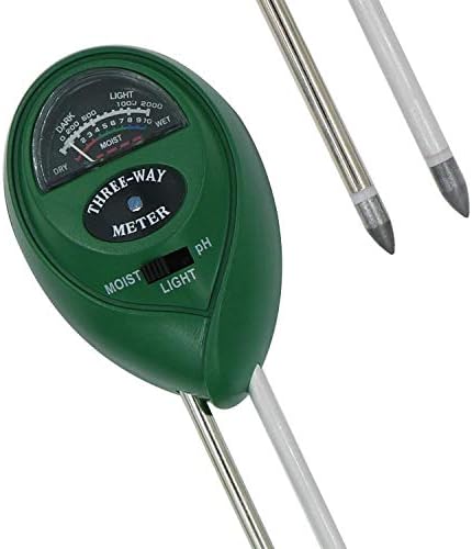 Ebeauty 3-in-1 Soil Tester Soil Moisture Light & pH Meter for Indoor/Outdoors Plant Care