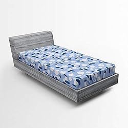 Ambesonne Cartoon Airplane Fitted Sheet, Dreams of