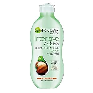 Garnier-Intensive-7-Days-Shea-Butter-Probiotic-Extract-Body-Lotion-400ml-Ultra-Replenishing-Soothing-Moisturiser-Up-to-7-Days-Hydration-For-Very-Dry-Skin-Fast-Absorbing-Non-Greasy Garnier Intensive 7 Days Shea Butter Body Lotion Dry Skin, with glycerin - 400 ml
