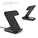 FDGAO Wireless Charger with QC 3.0 Adapter, Fast Wireless Charging Stand 2 in 1 Compatible with Apple Watch 4/3/2, iPhone Xs/XS MAX/X/8/8 Plus, Samsung Galaxy S9/S9+/S8+/Note8 and More