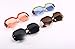 FEISEDY Candy Women Fashion Semi Rimless Oversized Sunglasses Acetate Frame B2278