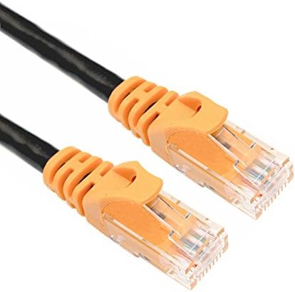 Apfamli Ethernet Cable 75Feet- CAT6 Utp Patch Cord Internet / Network Cable with Snag-less RJ45 Connectors(Black)