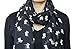 Little Terrier Scottish Scottie Westie Dog Animal Motif Print Scarf Black And White