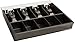 APG Vasario Series Cash Drawer Replacement Tray | Plastic Molded Till for Cash Register| 4 Bill/ 5 Coin Compartments | 12.7