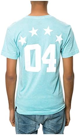 Fourstar Clothing Mens The Athletic Mineral Graphic T-Shirt PaleBlue S