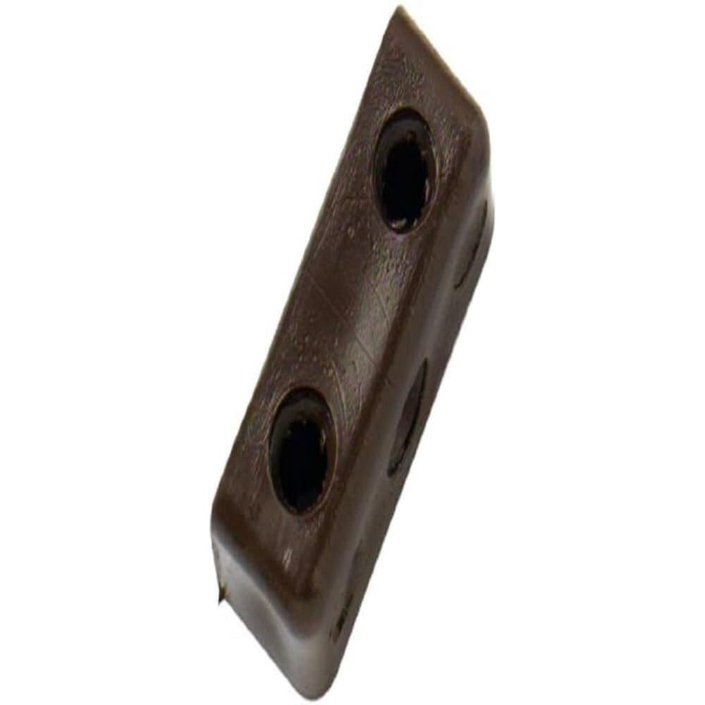 Merriway® BH01136 (50 Pcs) Brown Modesty Wood Furniture Jointing Connector Block - Pack of 50 Pieces