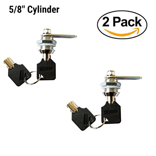 ME Superb Deals Tubular Cam Lock with 5/8 Cylinder and Chrome Finish, Keyed Alike (Pack of 2) by ME - Thumbnail 4