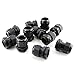 Cable Gland - Lokman 20 Pack PG11 Plastic Waterproof Adjustable 5-10mm Cable Glands Joints With Rubber Gaskets, Black (PG11)