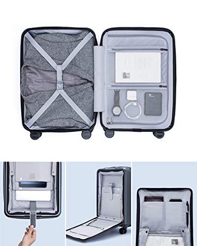 2 piece carry on luggage with spinner wheels