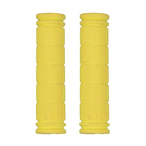 Promisen Soft New Bicycle Handlebar Grips Fixie Fixed Gear Bike Rubber 8 Colors (yellow)