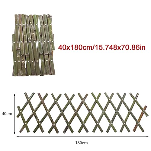 Pillows-RJF Gartenzaun, Ausbaufähig Pflanze Gartenabgrenzung Dekorativ Pflanzenwand Verstärkte Weiden Beeteinfassung für… – Bild 3