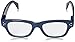 Peepers by PeeperSpecs Women's Dauntless Rectangular Reading Glasses, Navy, 46 mm + 2